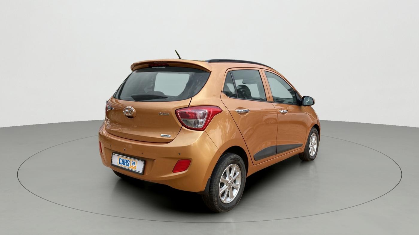 2016 Hyundai Grand i10 ASTA AT 1.2 KAPPA VTVT, Petrol, Automatic, 84,392 km, Right Back Diagonal