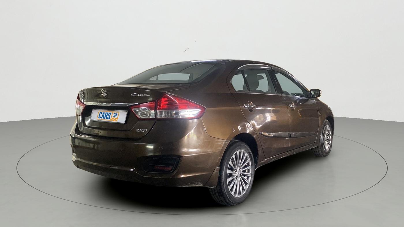 2016 Maruti Ciaz ZXI+, Petrol, Manual, 72,338 km, Right Back Diagonal