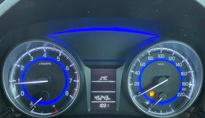 2015 Maruti Baleno DELTA PETROL 1.2, Petrol, Manual, 45,800 km, Odometer Image