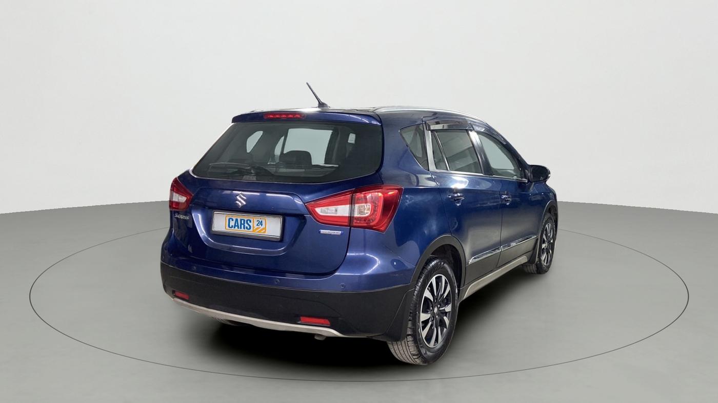 2021 Maruti S Cross ALPHA AT1.5, Petrol, Automatic, 11,734 km, Right Back Diagonal