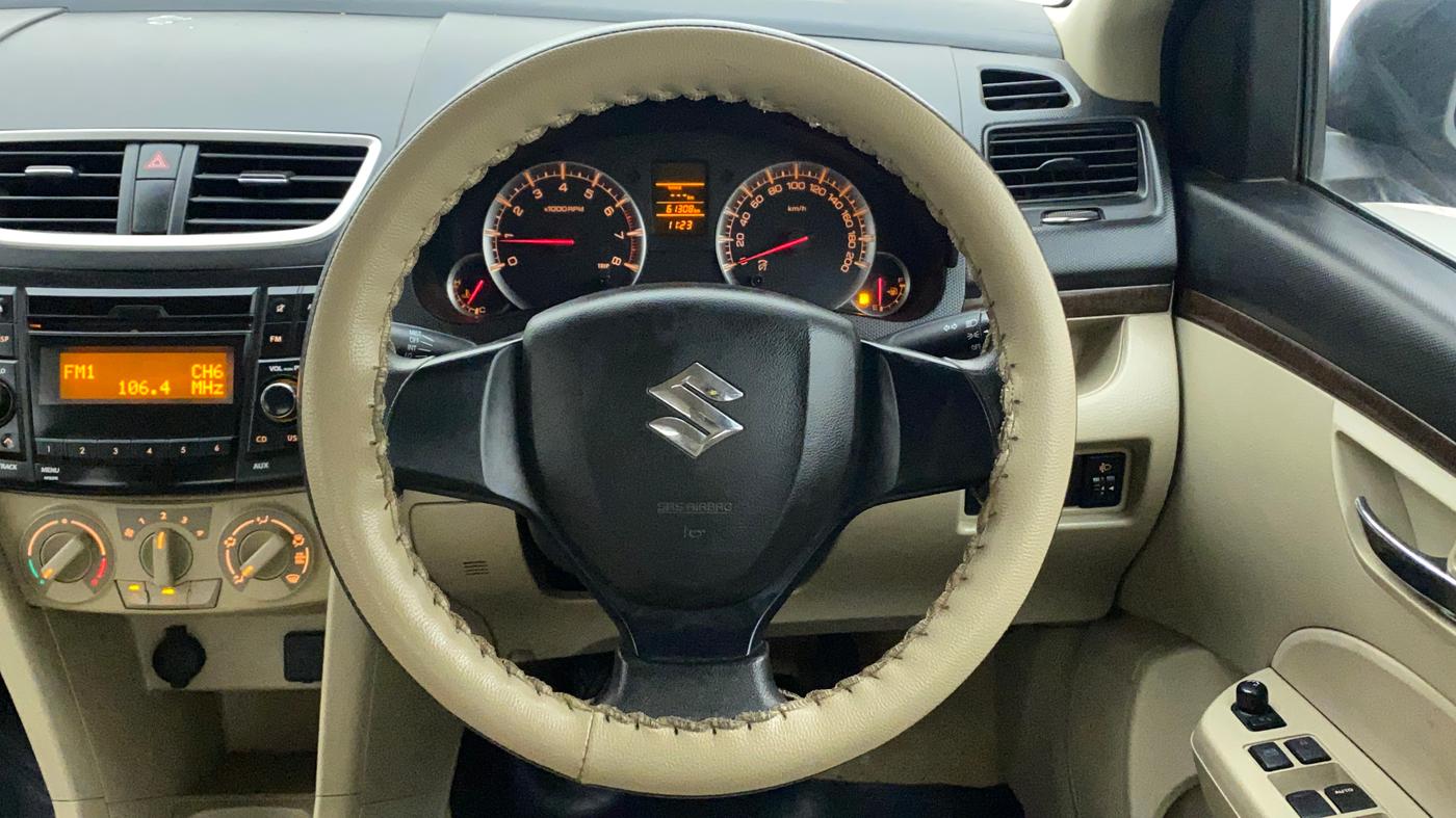 2016 Maruti Swift Dzire VXI (O), Petrol, Manual, 61,308 km, Steering Wheel Close Up