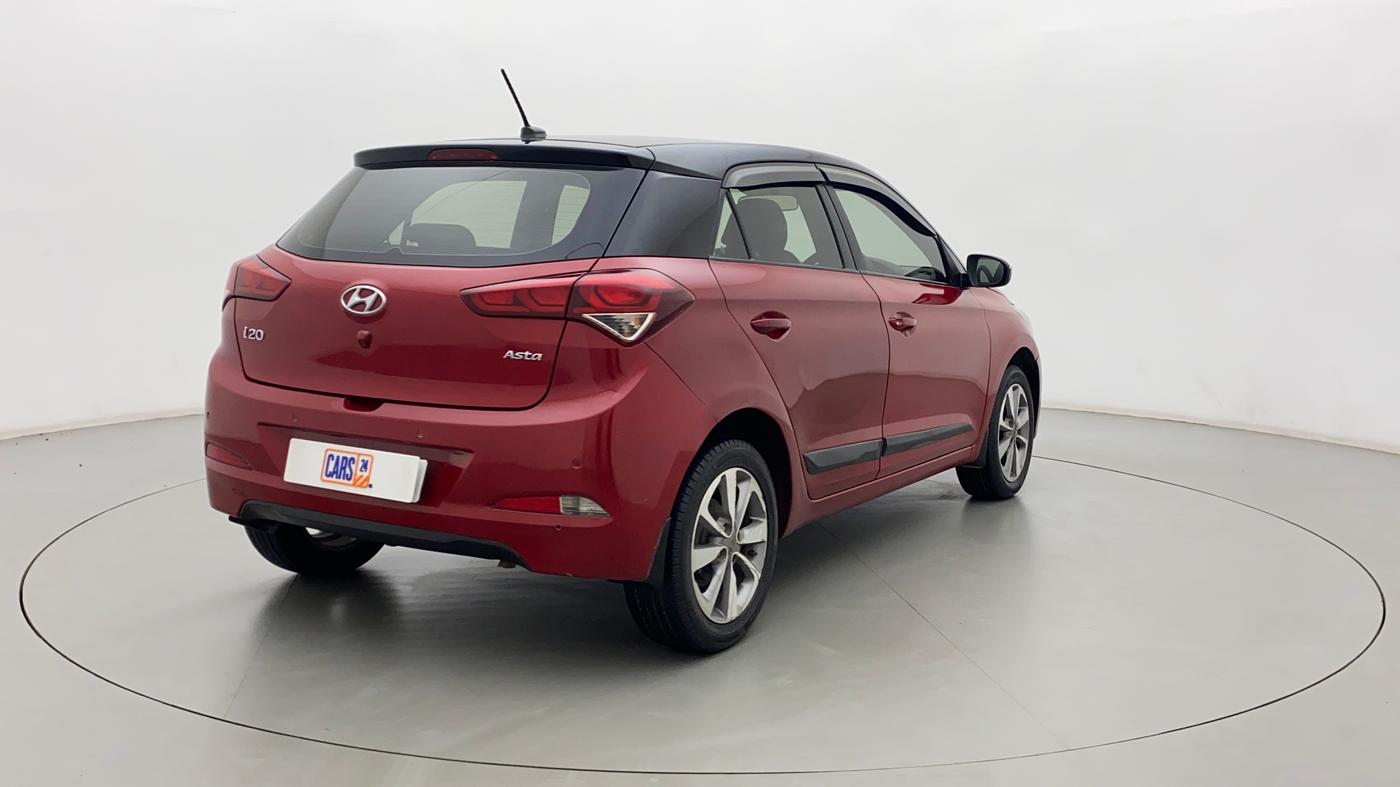 2017 Hyundai Elite i20 ASTA 1.2 DUAL TONE, Petrol, Manual, 22,050 km, Right Back Diagonal