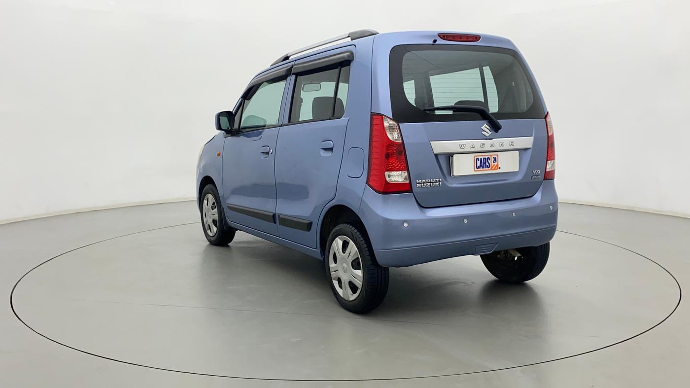 2017 Maruti Wagon R 1.0 VXI AMT, Petrol, Automatic, 86,298 km, Left Back Diagonal