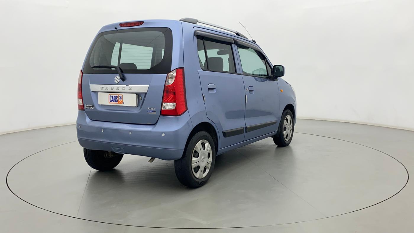 2017 Maruti Wagon R 1.0 VXI AMT, Petrol, Automatic, 86,298 km, Right Back Diagonal