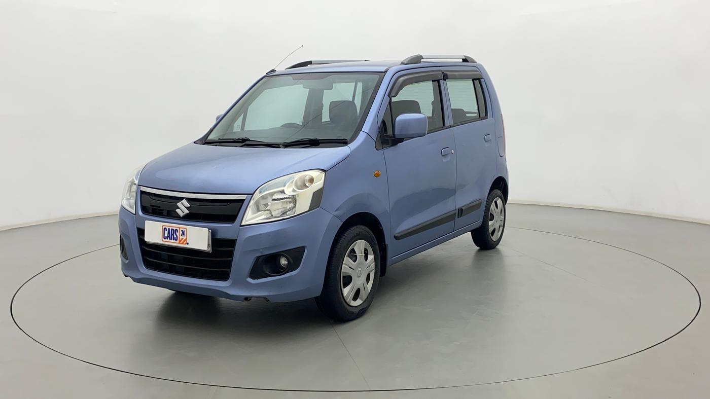 2017 Maruti Wagon R 1.0 VXI AMT, Petrol, Automatic, 86,298 km, Left Front Diagonal