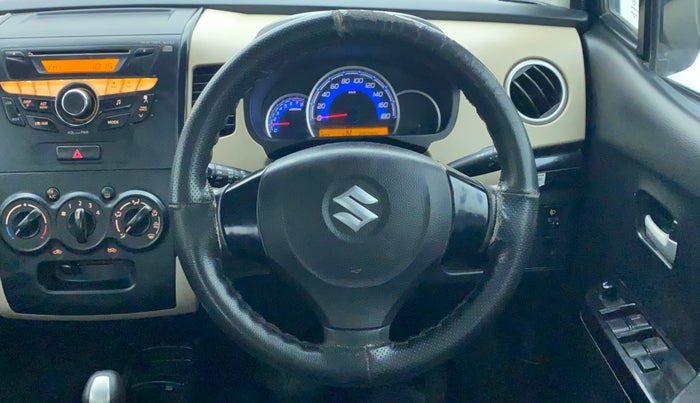 2017 Maruti Wagon R 1.0 VXI AMT, Petrol, Automatic, 86,298 km, Steering Wheel Close Up