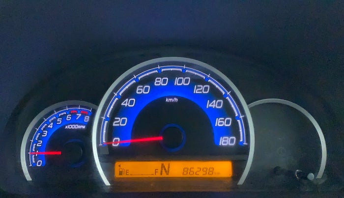 2017 Maruti Wagon R 1.0 VXI AMT, Petrol, Automatic, 86,298 km, Odometer Image