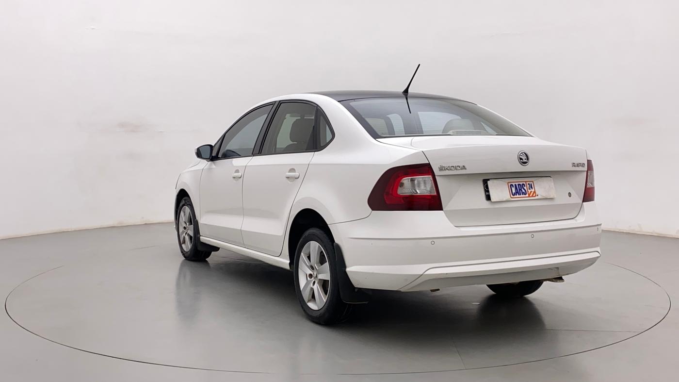 2017 Skoda Rapid AMBITION 1.6 MPI MT, Petrol, Manual, 1,24,707 km, Left Back Diagonal