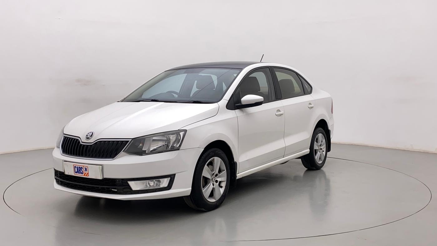 2017 Skoda Rapid AMBITION 1.6 MPI MT, Petrol, Manual, 1,24,707 km, Left Front Diagonal
