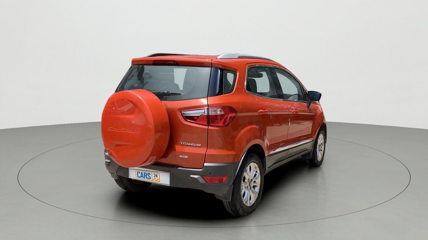 2017 Ford Ecosport TITANIUM+ 1.5L DIESEL, Diesel, Manual, 93,866 km, Right Back Diagonal