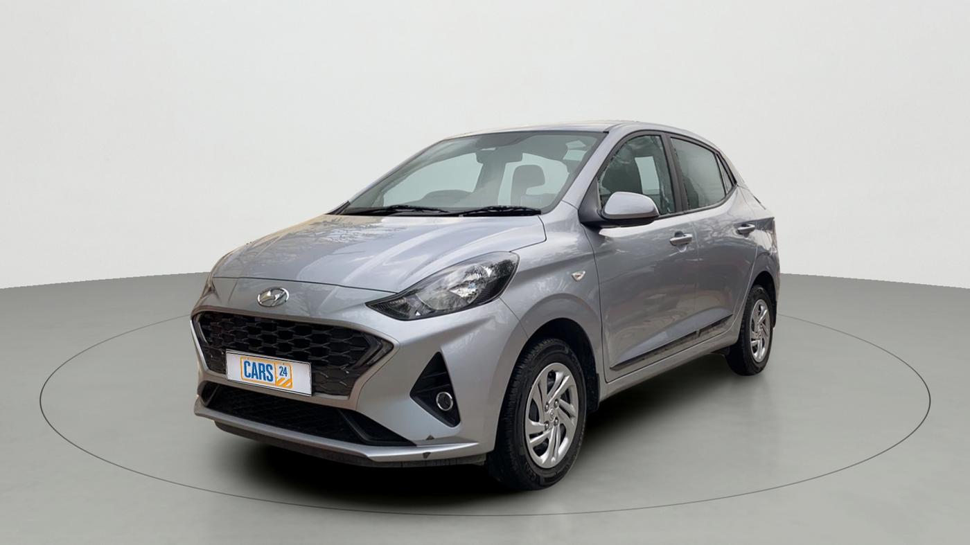 2022 Hyundai AURA S 1.2 CNG, CNG, Manual, 4,790 km, Left Front Diagonal