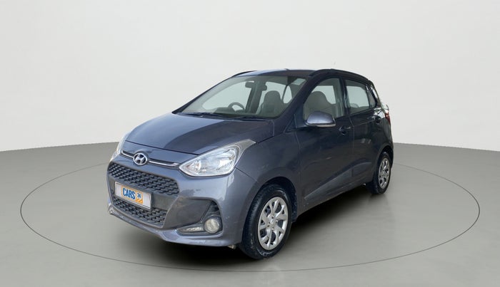 2018 Hyundai Grand i10 SPORTZ 1.2 KAPPA VTVT, Petrol, Manual, 4,743 km, Left Front Diagonal