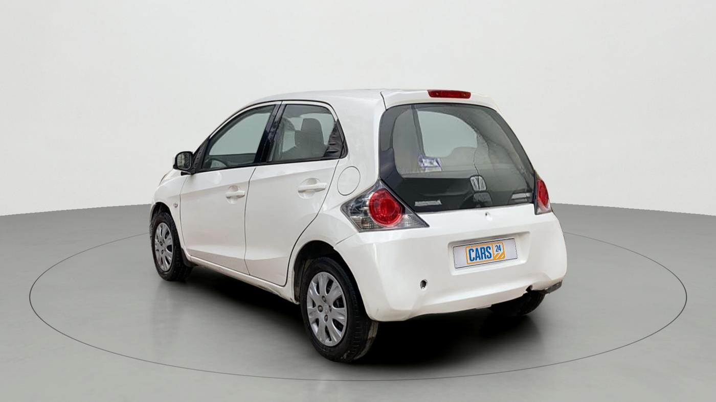2012 Honda Brio S MT, Petrol, Manual, 42,687 km, Left Back Diagonal