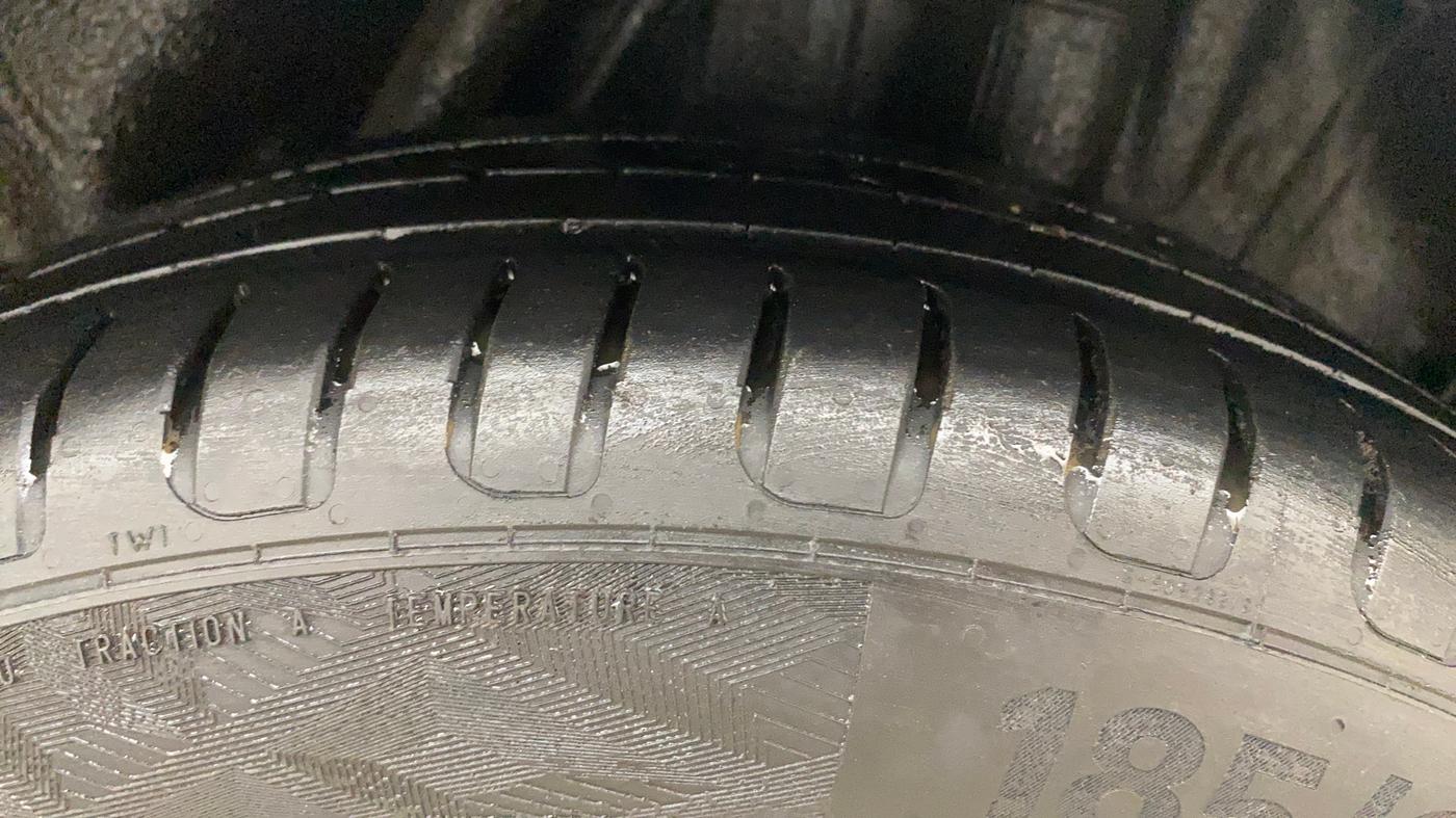 2018 Honda City 1.5L I-VTEC V MT, Petrol, Manual, 1,07,457 km, Left Rear Tyre Tread
