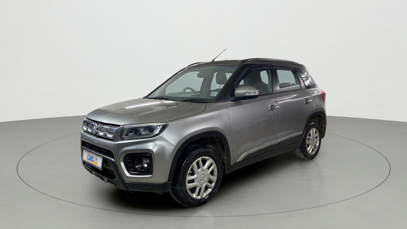 2021 Maruti Vitara Brezza VXI, Petrol, Manual, 8,642 km, Left Front Diagonal