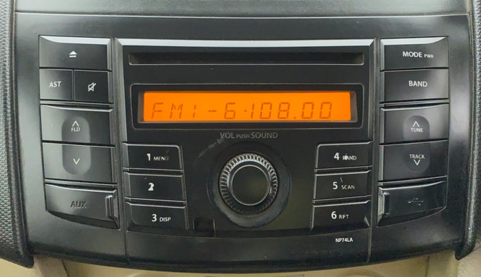 2013 Maruti Swift Dzire VXI, Petrol, Manual, 80,318 km, Infotainment System