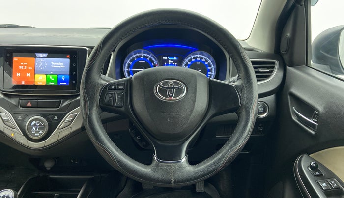 2019 Toyota Glanza G MT PETROL, Petrol, Manual, 19,546 km, Steering Wheel Close Up