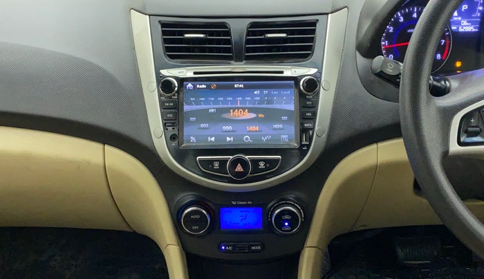 2014 Hyundai Verna FLUIDIC 1.6 VTVT SX AT, CNG, Automatic, 62,883 km, Air Conditioner