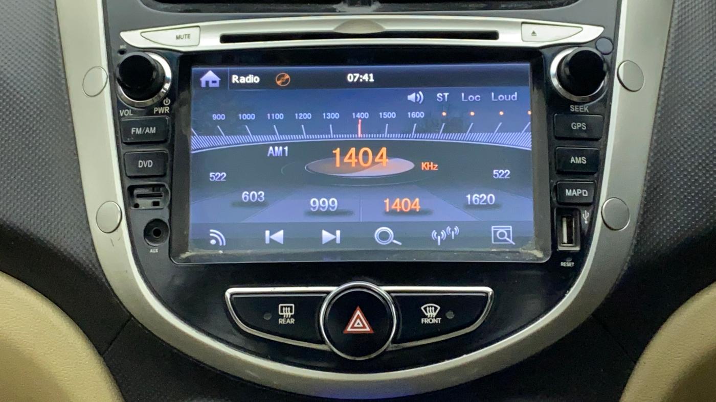 2014 Hyundai Verna FLUIDIC 1.6 VTVT SX AT, CNG, Automatic, 62,883 km, Infotainment System