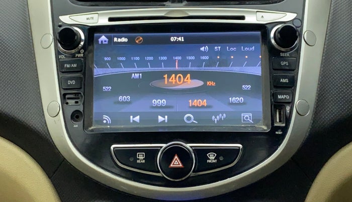 2014 Hyundai Verna FLUIDIC 1.6 VTVT SX AT, CNG, Automatic, 62,883 km, Infotainment System