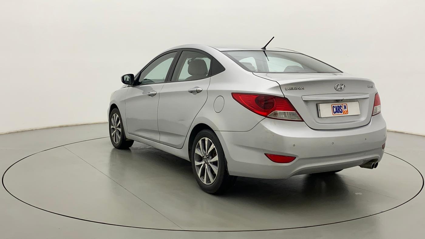 2014 Hyundai Verna FLUIDIC 1.6 VTVT SX AT, CNG, Automatic, 62,883 km, Left Back Diagonal