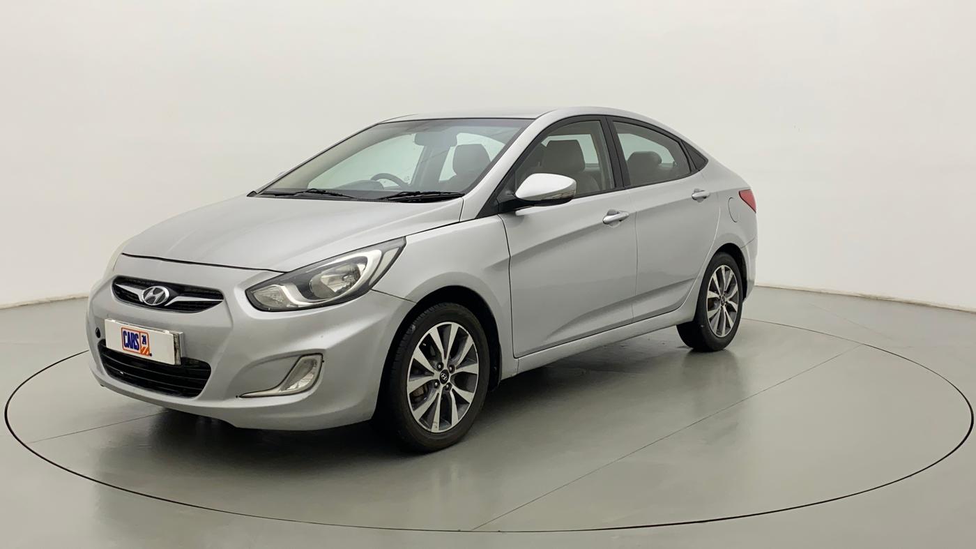 2014 Hyundai Verna FLUIDIC 1.6 VTVT SX AT, CNG, Automatic, 62,883 km, Left Front Diagonal
