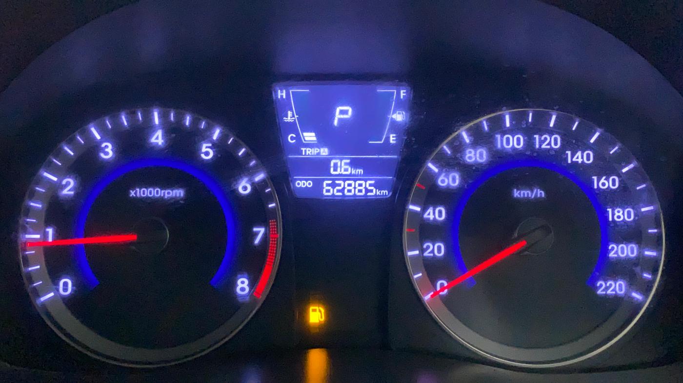 2014 Hyundai Verna FLUIDIC 1.6 VTVT SX AT, CNG, Automatic, 62,883 km, Odometer Image