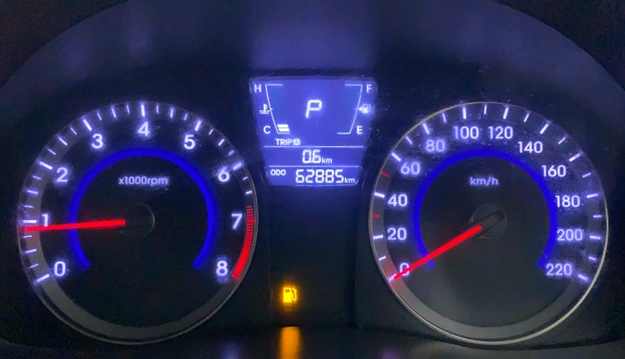 2014 Hyundai Verna FLUIDIC 1.6 VTVT SX AT, CNG, Automatic, 62,883 km, Odometer Image