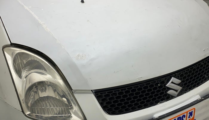 2011 Maruti Swift LXI, Petrol, Manual, 74,040 km, Bonnet (hood) - Slightly dented