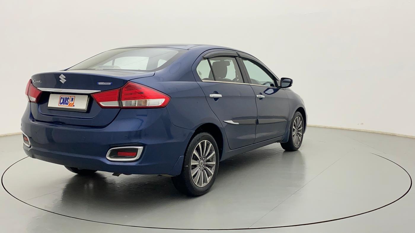 2018 Maruti Ciaz ALPHA 1.5 SHVS PETROL, Petrol, Manual, 1,23,897 km, Right Back Diagonal