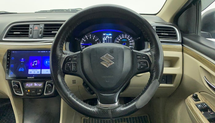 2018 Maruti Ciaz ALPHA 1.5 SHVS PETROL, Petrol, Manual, 1,23,897 km, Steering Wheel Close Up