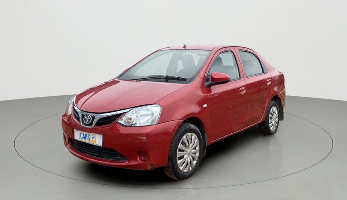 2015 Toyota Etios G, Petrol, Manual, 81,041 km, Left Front Diagonal