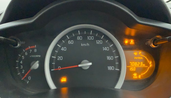 2019 Maruti Celerio VXI CNG D, CNG, Manual, 70,823 km, Odometer Image
