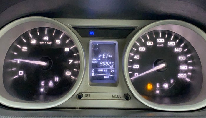 2017 Tata Tiago XZ 1.2 REVOTRON, Petrol, Manual, 91,306 km, Odometer Image