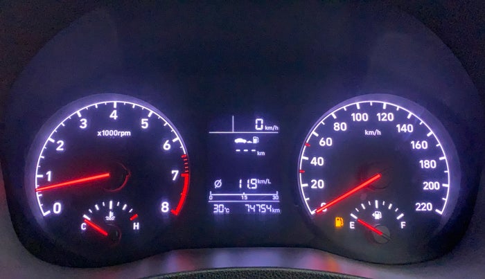 2018 Hyundai Verna 1.6 VTVT SX, Petrol, Manual, 74,702 km, Odometer Image