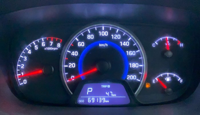 2014 Hyundai Grand i10 ASTA AT 1.2 KAPPA VTVT, Petrol, Automatic, 69,139 km, Odometer Image