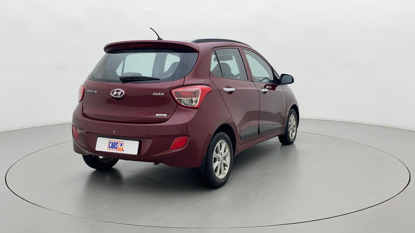 2014 Hyundai Grand i10 ASTA AT 1.2 KAPPA VTVT, Petrol, Automatic, 69,139 km, Right Back Diagonal