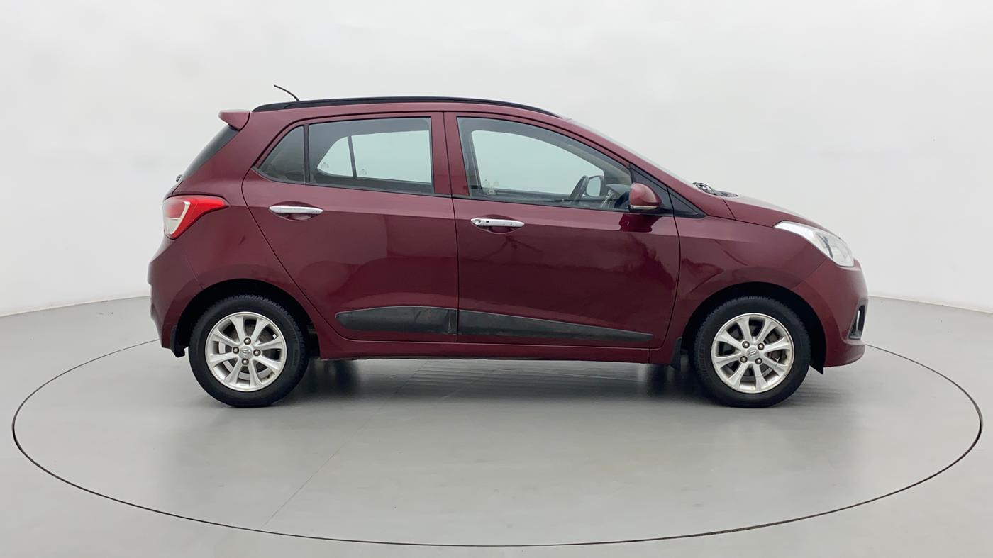 2014 Hyundai Grand i10 ASTA AT 1.2 KAPPA VTVT, Petrol, Automatic, 69,139 km, Right Side View