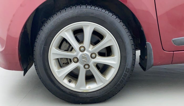 2014 Hyundai Grand i10 ASTA AT 1.2 KAPPA VTVT, Petrol, Automatic, 69,139 km, Left Front Wheel