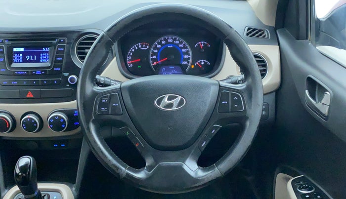 2014 Hyundai Grand i10 ASTA AT 1.2 KAPPA VTVT, Petrol, Automatic, 69,139 km, Steering Wheel Close Up