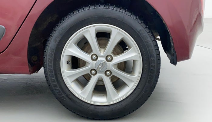 2014 Hyundai Grand i10 ASTA AT 1.2 KAPPA VTVT, Petrol, Automatic, 69,139 km, Left Rear Wheel