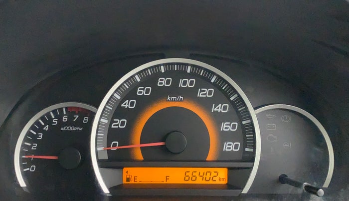 2014 Maruti Wagon R 1.0 VXI, Petrol, Manual, 66,402 km, Odometer Image