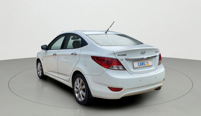2011 Hyundai Verna FLUIDIC 1.6 VTVT SX OPT AT, Petrol, Automatic, 61,927 km, Left Back Diagonal