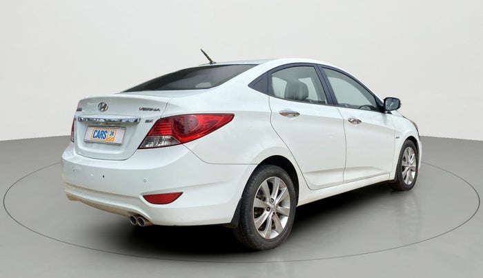 2011 Hyundai Verna FLUIDIC 1.6 VTVT SX OPT AT, Petrol, Automatic, 61,927 km, Right Back Diagonal