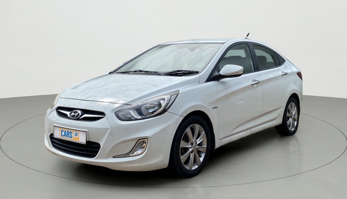 2011 Hyundai Verna FLUIDIC 1.6 VTVT SX OPT AT, Petrol, Automatic, 61,927 km, Left Front Diagonal