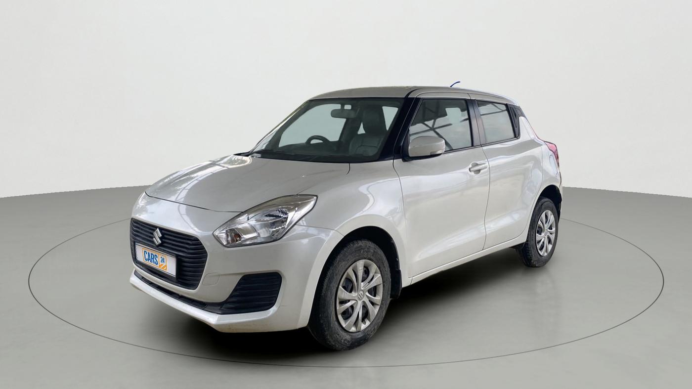 2018 Maruti Swift VXI AMT, Petrol, Automatic, 85,051 km, Left Front Diagonal