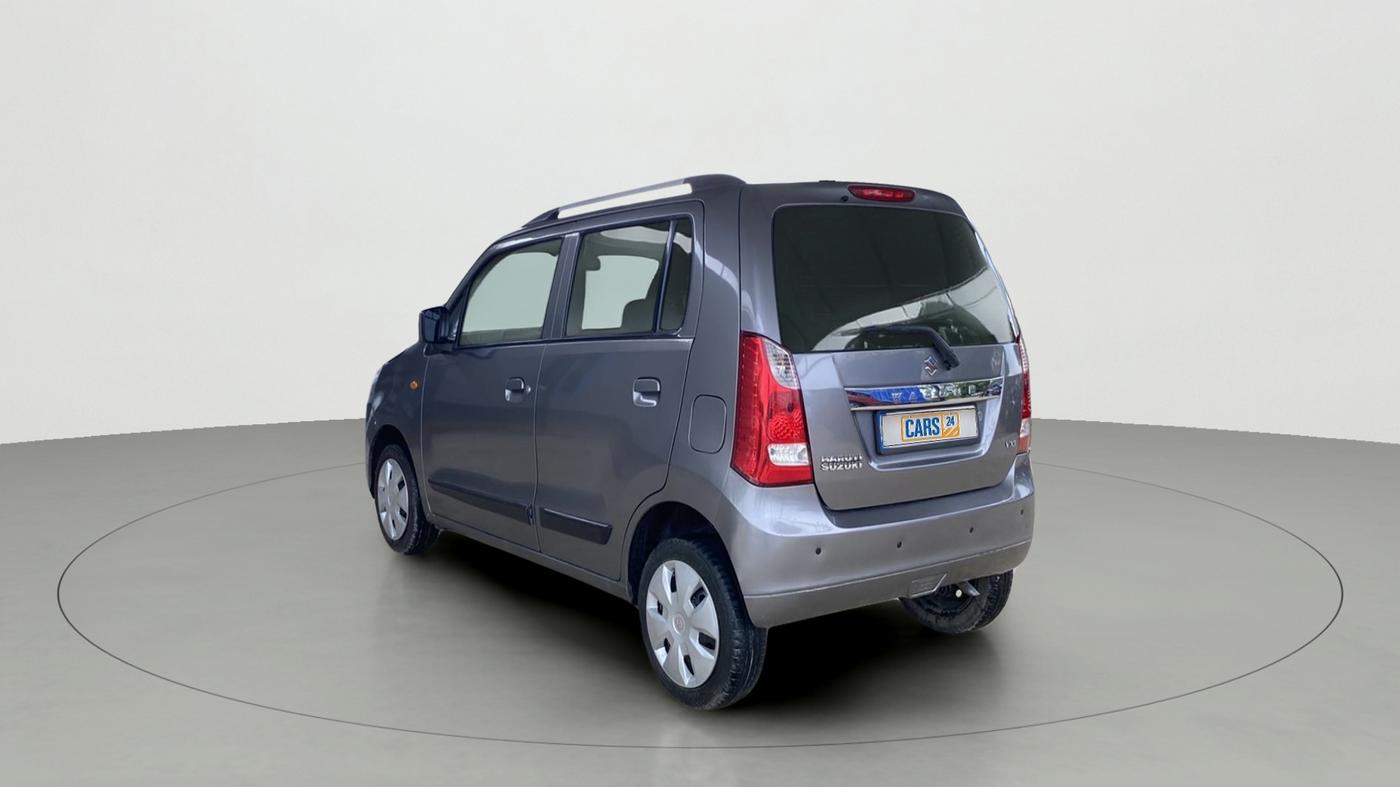 2018 Maruti Wagon R 1.0 VXI, Petrol, Manual, 52,419 km, Left Back Diagonal