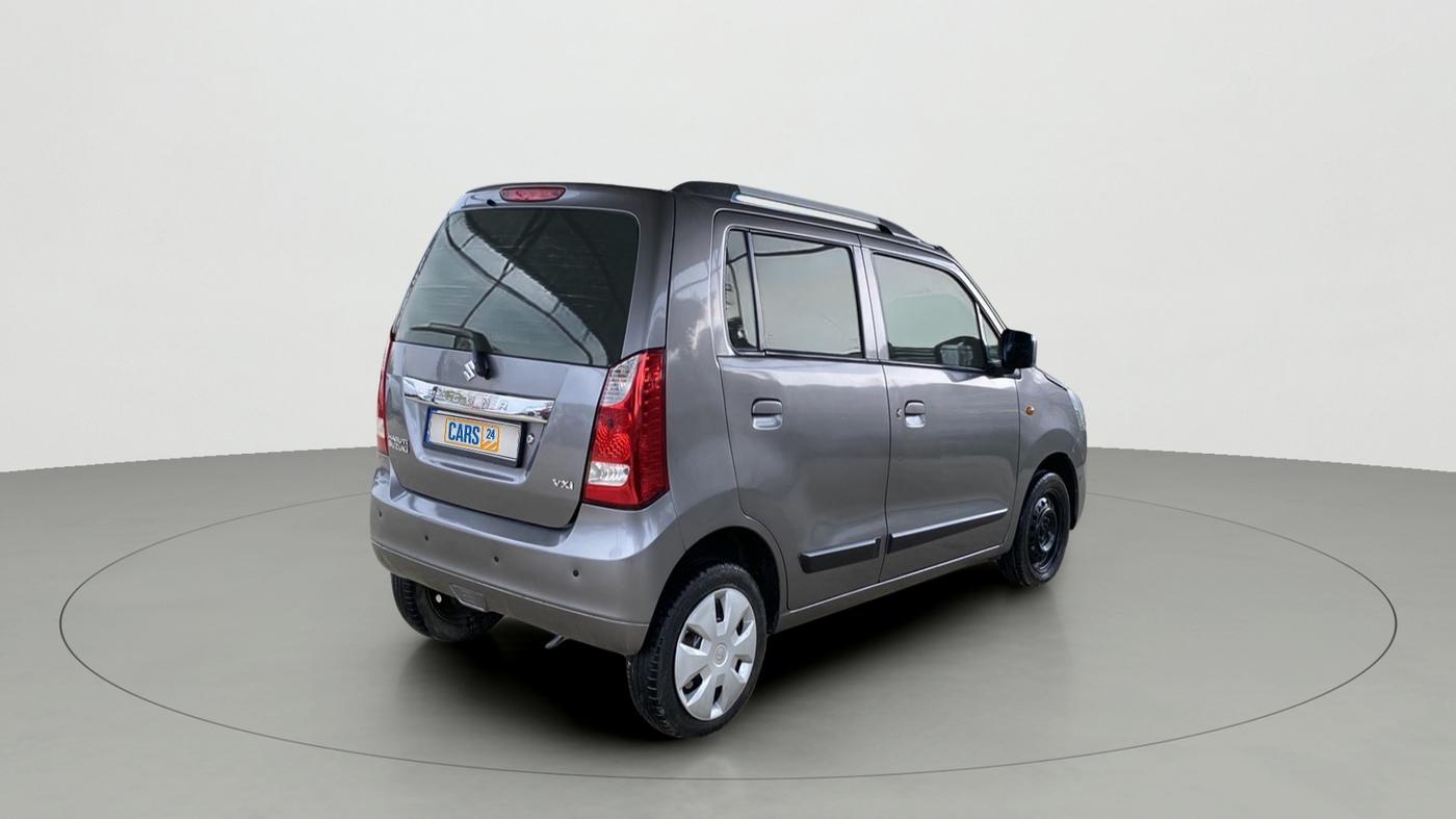 2018 Maruti Wagon R 1.0 VXI, Petrol, Manual, 52,419 km, Right Back Diagonal