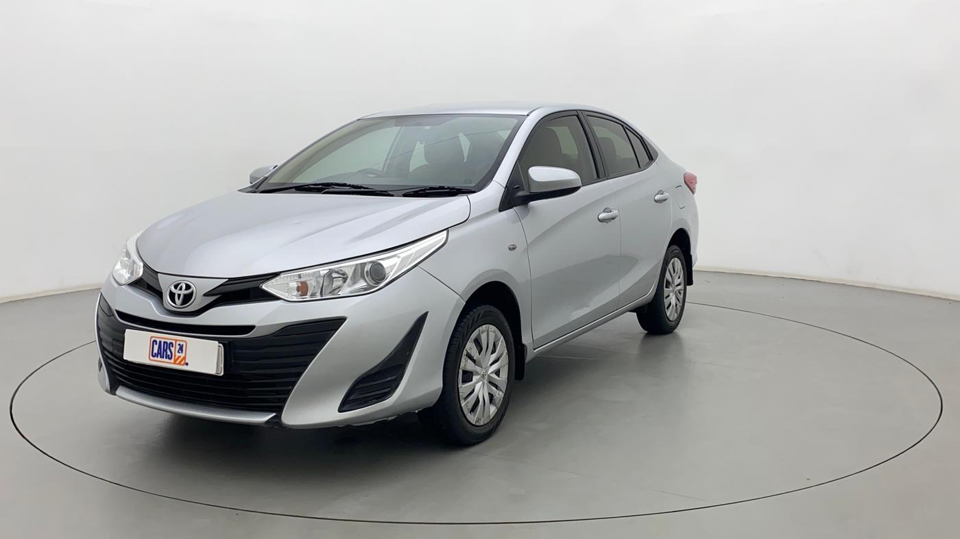 2019 Toyota YARIS J MT, Petrol, Manual, 1,17,543 km, Left Front Diagonal