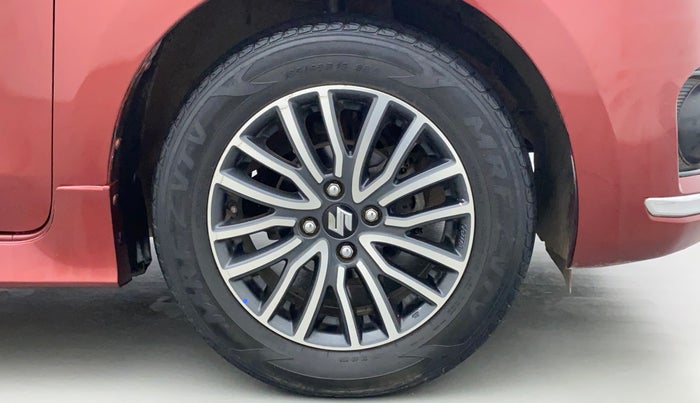 2017 Maruti Dzire ZXI PLUS AMT, Petrol, Automatic, 51,529 km, Right Front Wheel